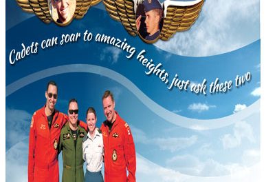 Cadets can soar to amazing heights, just ask these two