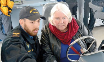 Malahat gives public a glimpse into  life at sea with the Naval Reserve