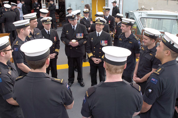 ANZAC Day celebrated on board Ottawa