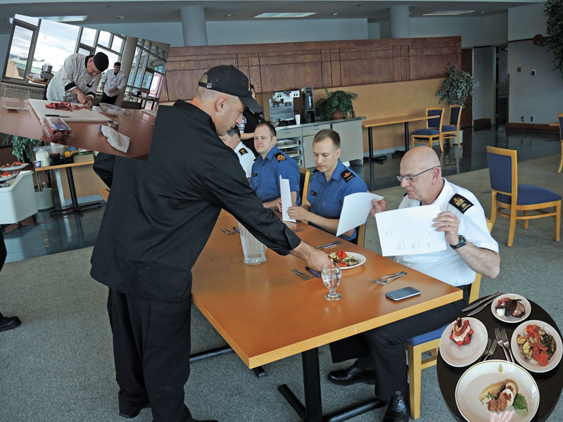RCN cook-off challenge puts top navy chefs to the test