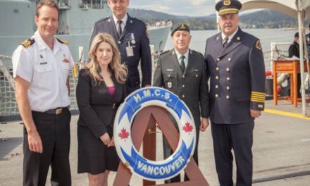 Honour House team visits HMCS Vancouver
