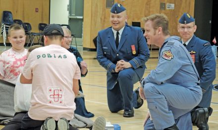 Ace pilot encourages air cadets