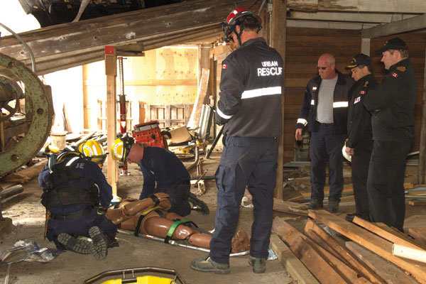 Military test response plan for major earthquake