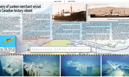 Discovery of sunken merchant vessel forces Canadian history reboot