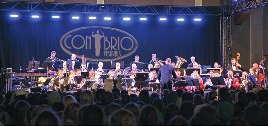 Naden Band enthralls students at Whistler ConBrio Music Fest