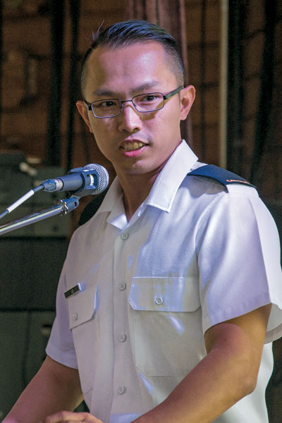 Sailor speaks to Asian Heritage at special event