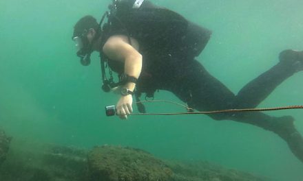 Navy divers survey historic wreck