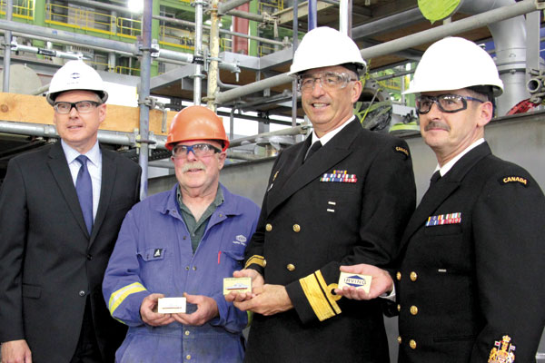 Ship building tradition continues with HMCS Harry DeWolf