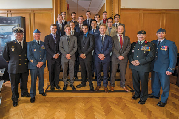 New officer cadets  join the Regular Officer Training Plan