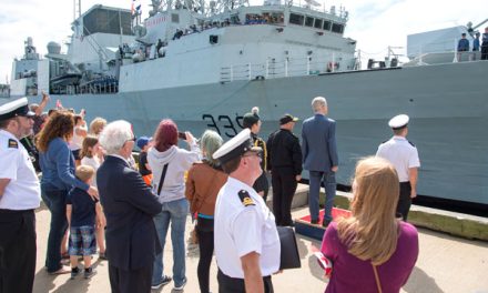HMCS Charlottetown deploys for overseas Mediterranean mission
