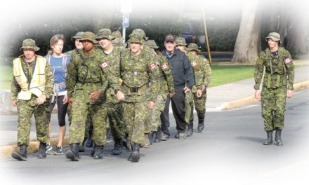 Supervisors join marchers to experience the grind