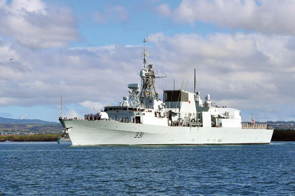 RIMPAC 2016: HMCS Vancouver trains for incoming threats