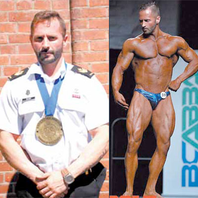 Sailor wins bodybuilding championship