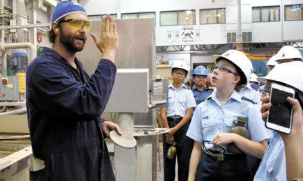 Cadets get rare glimpse into dockyard