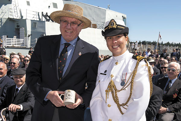 Retired Admiral’s lost mug dredged from harbour after nearly 30 years