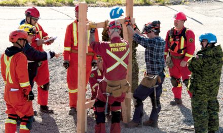 Earthquake scenario part of Operation Nanook