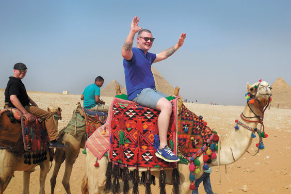 Charlottetown takes a break in Egypt