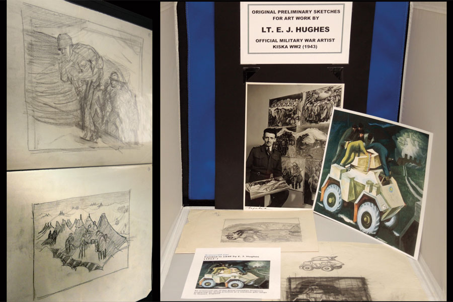 E.J. Hughes art on display at museum