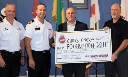 Long awaited city visit for HMCS Regina sailors