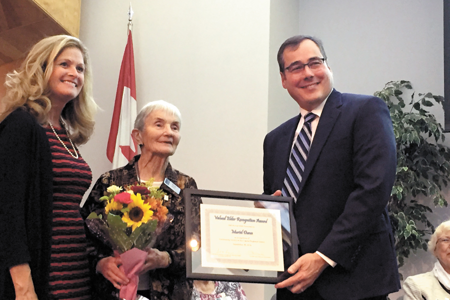 MFRC volunteer honoured by the University of Victoria