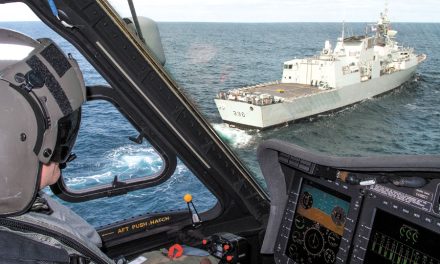 Another first for the new CH148 Cyclone helicopter