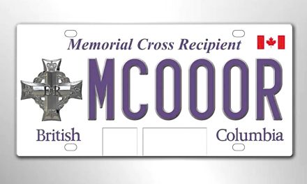 B.C. launches Memorial Cross licence plates