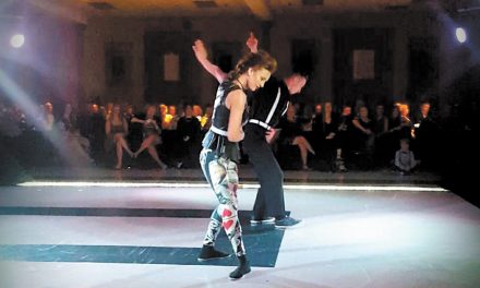 Sea boots exchanged for dance shoes