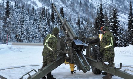 Howitzer, military keeps Rogers Pass safe