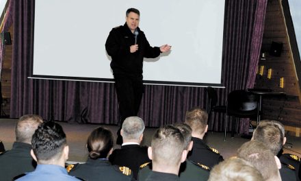 Vice-Admiral Lloyd conducts Town Hall