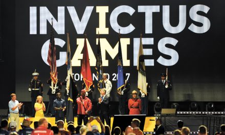 Invictus athletes train on base