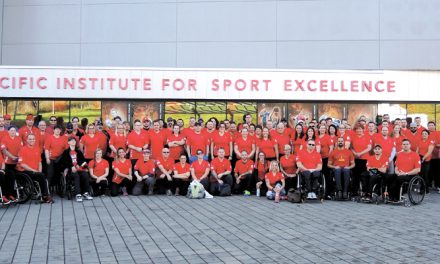 Victoria backdrop to Invictus athlete training