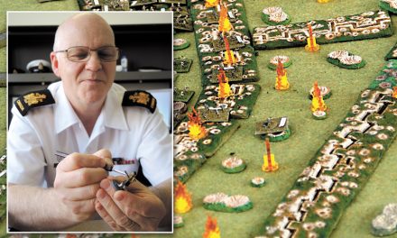 Sailor creates detailed Vimy Ridge battle scene