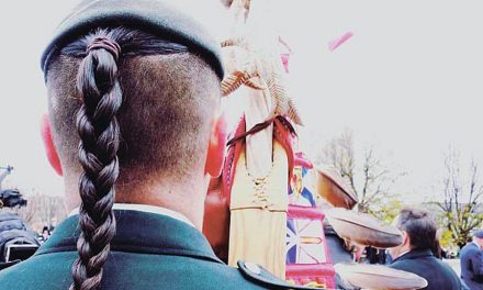 Soldier with braids – identity, tradition, pride