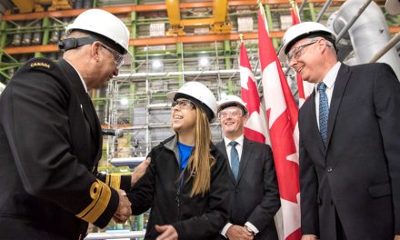 Keel-laying marks next step for AOPS project