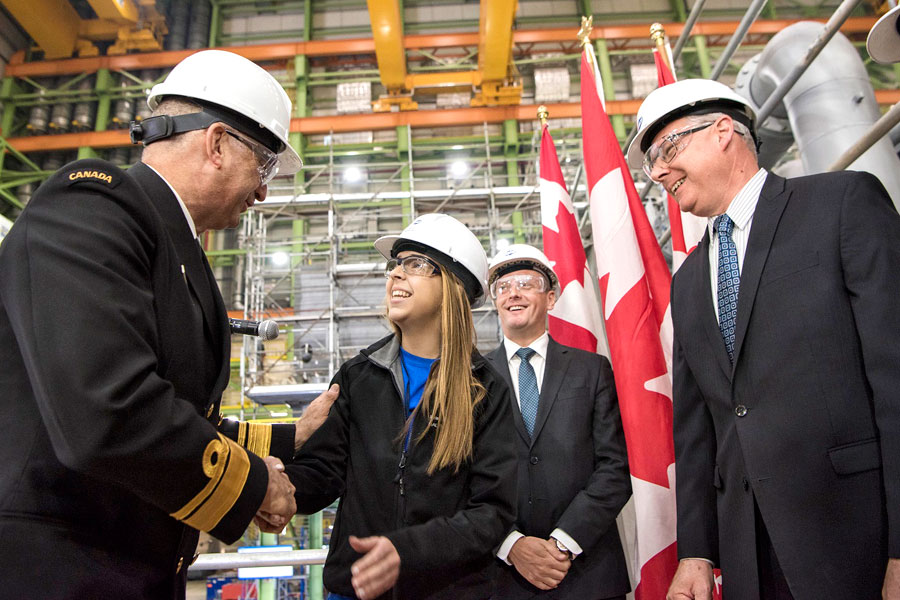 Keel-laying marks next step for AOPS project