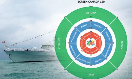 Warship celebrates Canada 150 in an unusual way