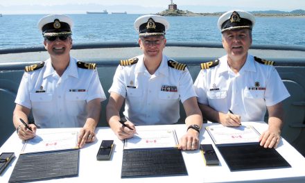POESB Change of Command moves offshore