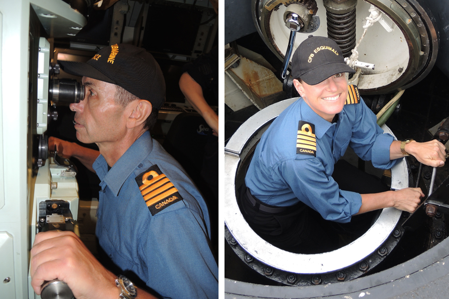 Naval ambassadors become submariners for a day