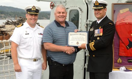 Red Serge returns to HMCS Regina