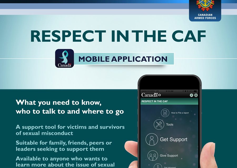 New app on sexual misconduct response and support