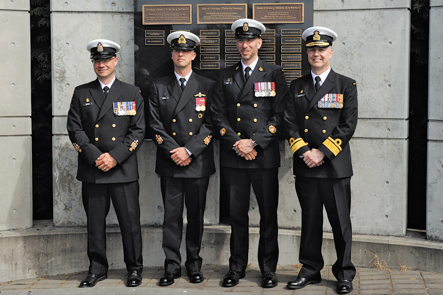 Sailors honoured on Wall of Valour