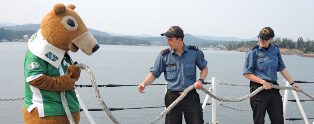 In Photos: Gainer the Gopher put to work