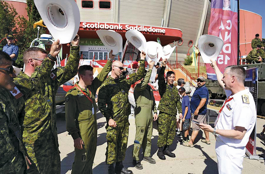 Calgary Stampede – lots of military excitement