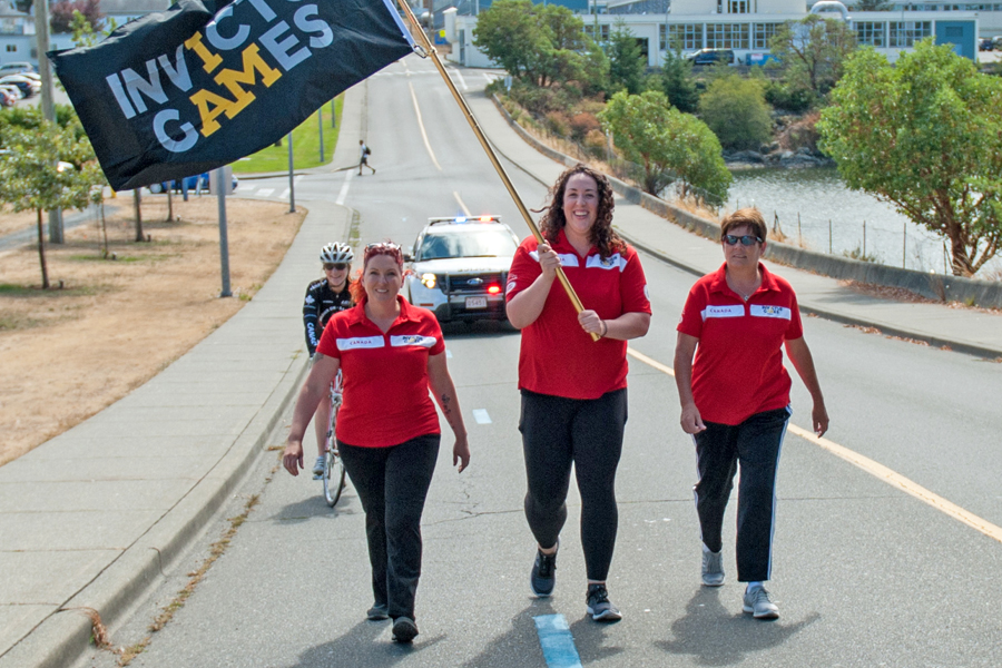 Invictus Games Flag Relay kicks off at CFB Esquimalt