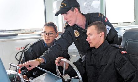 Ravens take flight during RCN day sail