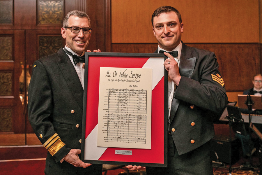 Stadacona Band member pens new Coast Guard march