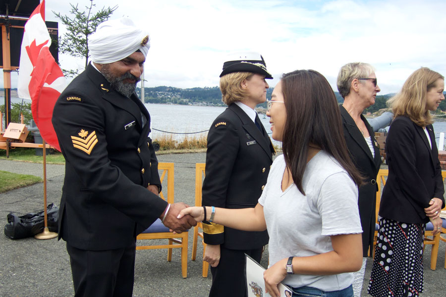 Sailor helps diversity recruitment