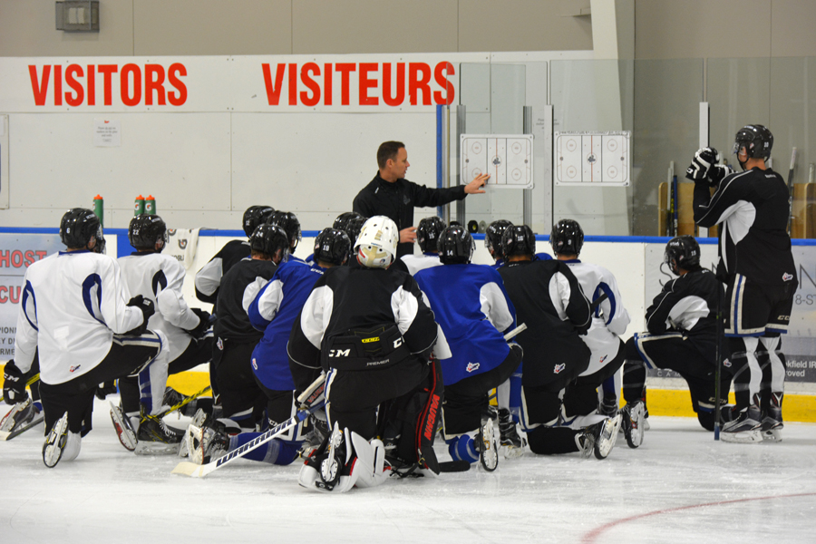 Victoria Royals take to the ice at CFB Esquimalt’s arena