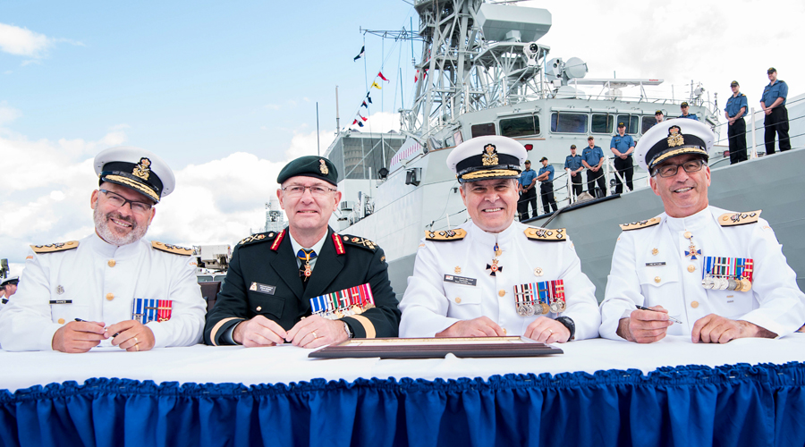 Rear-Admiral Baines takes Halifax command