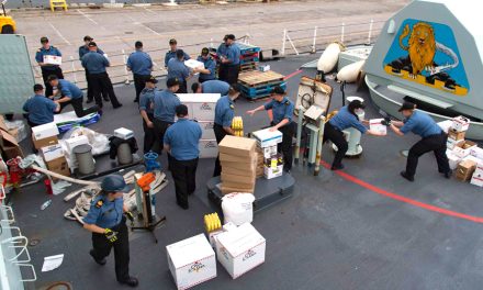 HMCS St. John’s brings humanitarian relief